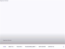 Tablet Screenshot of ingeniumschool.org